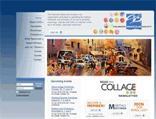 Tablet Screenshot of coloradowatercolorsociety.org